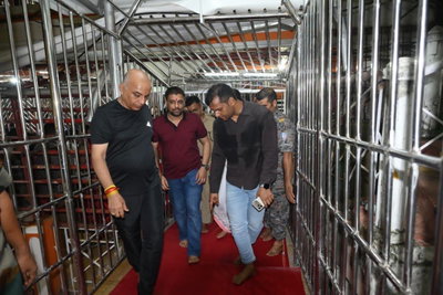 श्रावणी मेले से पहले बाबा बैद्यनाथ मंदिर में नए फुट ओवरब्रिज का सफल ट्रायल