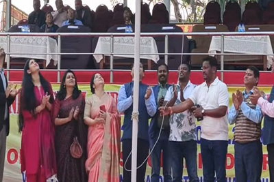 चक्रधरपुर की सेरसा स्टेडियम में 29वें ऑल इंडिया स्टील एक्सप्रेस फुटबॉल टूर्नामेंट का हुआ आगाज