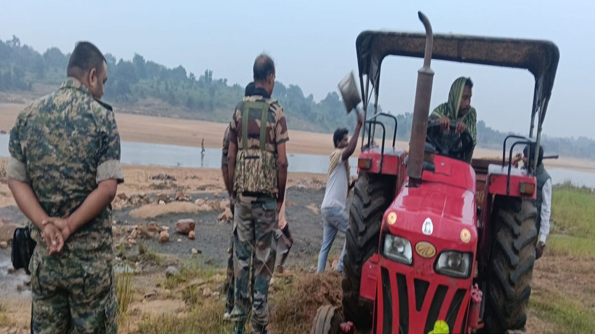 Tractor seized