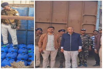 जामताड़ा: निकाय चुनाव को लेकर प्रशासन अलर्ट, ट्रक से भारी मात्रा में अवैध शराब बरामद