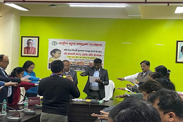 स्पर्श कुष्ठ अभियान और एलसीडीसी 2026 के सफल मुहिम को लेकर रांची में बैठक