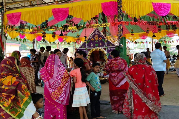 बहरागोड़ा :  श्याम मंदिर में अखंड हरिनाम संकीर्तन, श्रद्धालु भक्ति में सरोबार