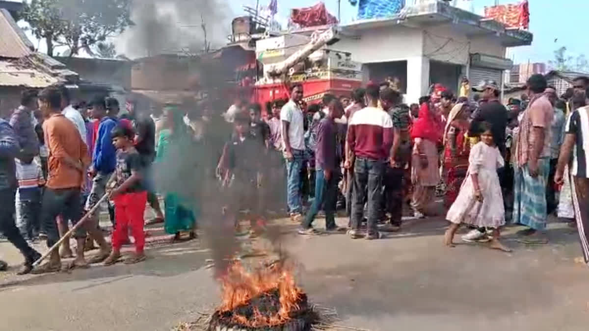 साहेबगंज: जमीन विवाद में युवक की पीट-पीटकर हत्या, आक्रोशितों ने मुख्य सड़क किया जाम