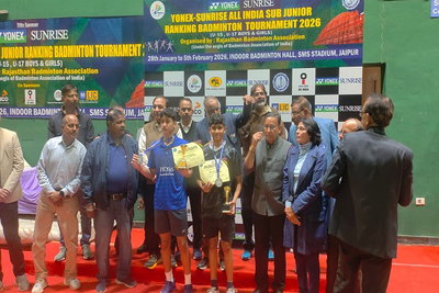 जयपुर में सम्विथ रमेश ने ऑल इंडिया नेशनल रैंकिंग टूर्नामेंट में जीता सिल्वर मेडल