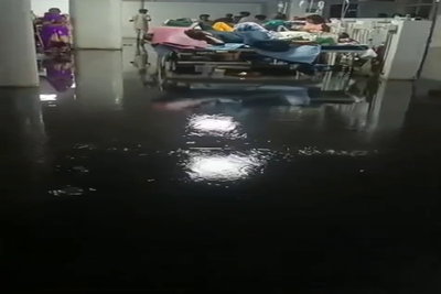 रिम्स में जल जमाव, गंदगी व अव्यवस्था, बाबूलाल ने सरकार की कार्यशैली पर उठाए सवाल