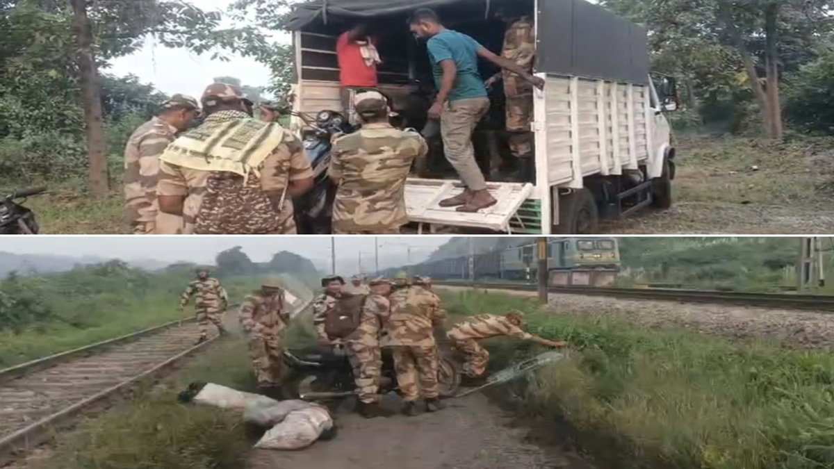 खासमहल में अवैध कोयला ढुलाई के खिलाफ CISF की कार्रवाई, दर्जनों बाइक जब्त