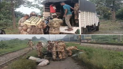 खासमहल में अवैध कोयला ढुलाई के खिलाफ CISF की कार्रवाई, दर्जनों बाइक जब्त