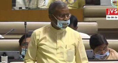 झारखंड विस :  सदन में मास्क पहनकर आए भाजपा विधायक, सत्ता पक्ष ने ली चुटकी