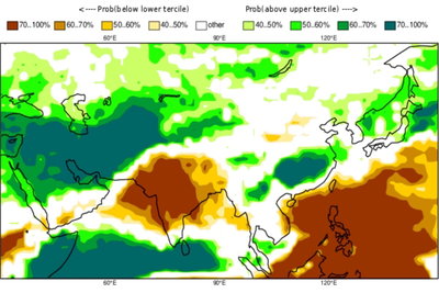 ECMWF का पूर्वानुमान, पूर्वोत्तर मॉनसून में दक्षिण भारत में अच्छी बारिश के संकेत