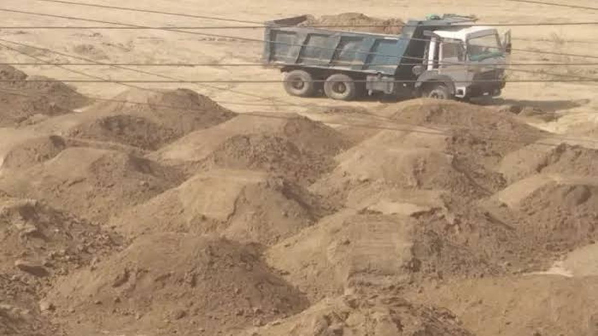 Soil and sand