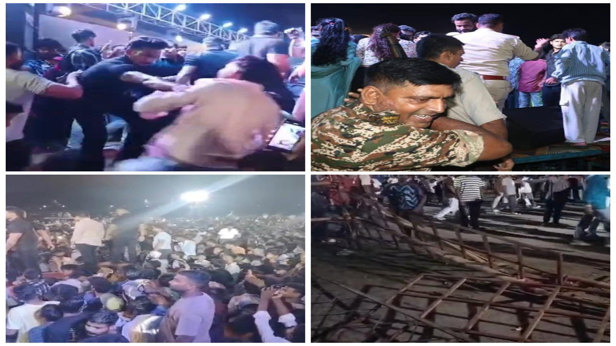 Dhanbad News : राजकीय शोक के बीच आर्यन केल्विन के शो में भीड़ बेकाबू , मारपीट, धक्का-मुक्की व तोड़फोड़ की