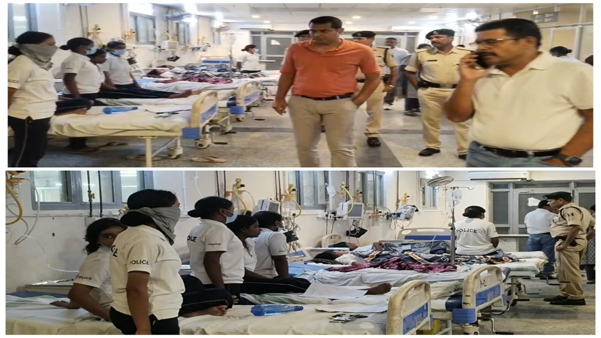 Policemen treatment