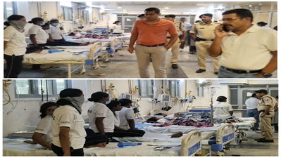 दरभंगा BSAP-13 कैंप में हादसा, आंसू गैस की मॉक ड्रिल के दौरान 100 पुलिसकर्मियों की तबीयत बिगड़ी