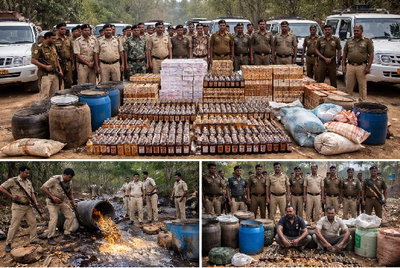 झारखंड से बिहार तक फैला अवैध शराब का धंधा, कार्रवाई के बावजूद नहीं रुक रही तस्करी