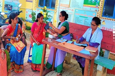 बहरागोड़ा: आयुष्मान आरोग्य मंदिर में  गर्भवती महिलाओं की ANC जांच