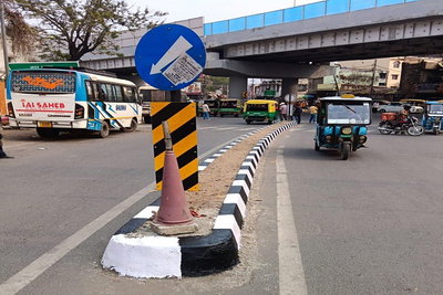 राजधानी को बनाया जा रहा चकाचक, सड़कों पर की जा रही मार्किंग, गुटखा थूकने पर होगी कार्रवाई