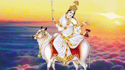 नवरात्रि के पहले दिन मां शैलपुत्री की पूजा,चढ़ाएं घी का भोग, जानें कलश स्थापना का शुभ मुहूर्त