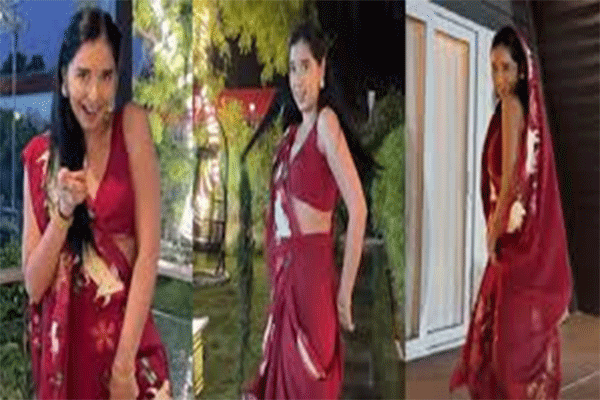 Tanya Mittal ने निरहुआ के गाने 'मरून कलर सड़िया' पर किया डांस, यूपी-बिहार के फैंस ने लुटाया प्यार