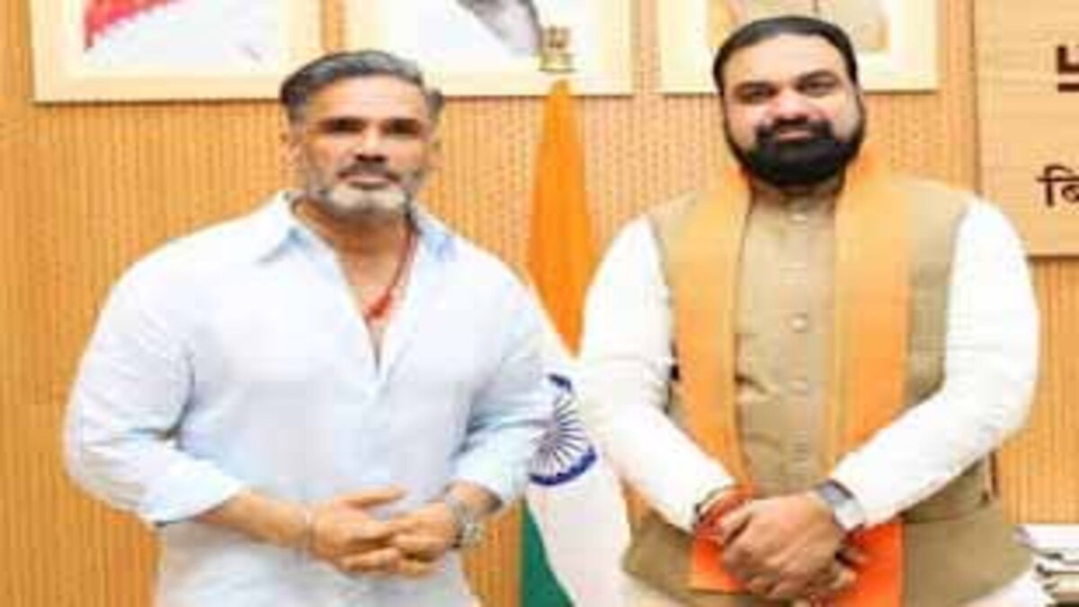 बिहार में बनेगी सुनील शेट्टी की फिल्म, मुख्यमंत्री से की मुलाकात