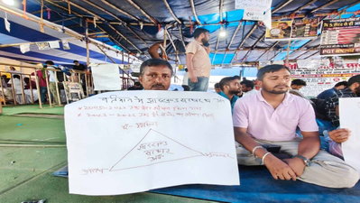 JPSC-JSSC Protest : बेटे के समर्थन में उतरे पिता, बोले- मांगें पूरी होने तक आंदोलन जारी रहेगा