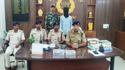 Ranchi News : 14.86 ग्राम ब्राउन शुगर के साथ युवक गिरफ्तार