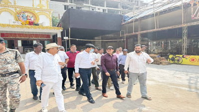 रांची में दुर्गा पूजा से पहले पंडालों की व्यवस्था दुरुस्त करने में जुटा निगम, नगर आयुक्त ने किया निरीक्षण