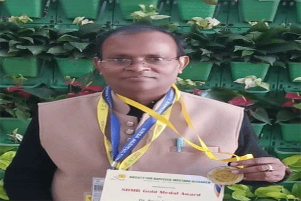झारखंड में सरसों अनुसंधान के लिए डॉ. अरुण कुमार को मिला राष्ट्रीय स्तर पर स्वर्ण पदक