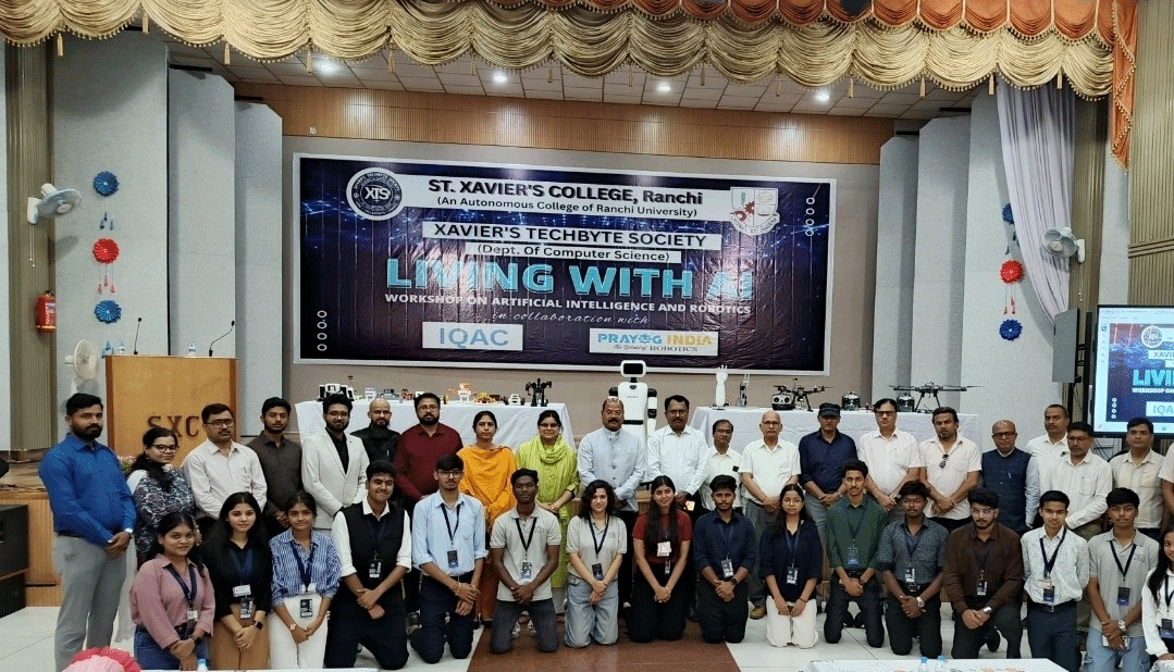 सेंट जेवियर्स कॉलेज में लिविंग विद एआई पर कार्यशाला