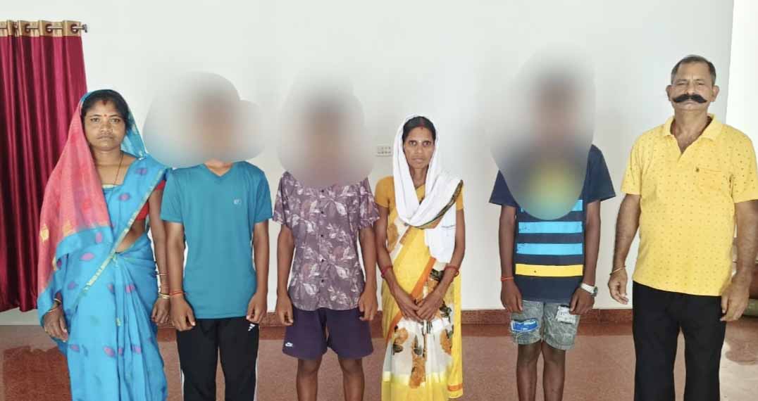 सिमडेगा पुलिस ने 3 लापता नाबालिगों को विशाखापट्टनम से सकुशल बरामद किया