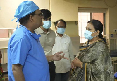 मंत्री दीपिका पांडेय ने हाईटेंशन तार से झुलसे मासूम प्रिंस का अस्पताल पहुंच जाना हाल