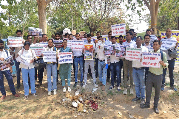 JTET परीक्षा की मांग को लेकर अभ्यर्थियों का हल्लाबोल, विधानसभा तक पैदल मार्च