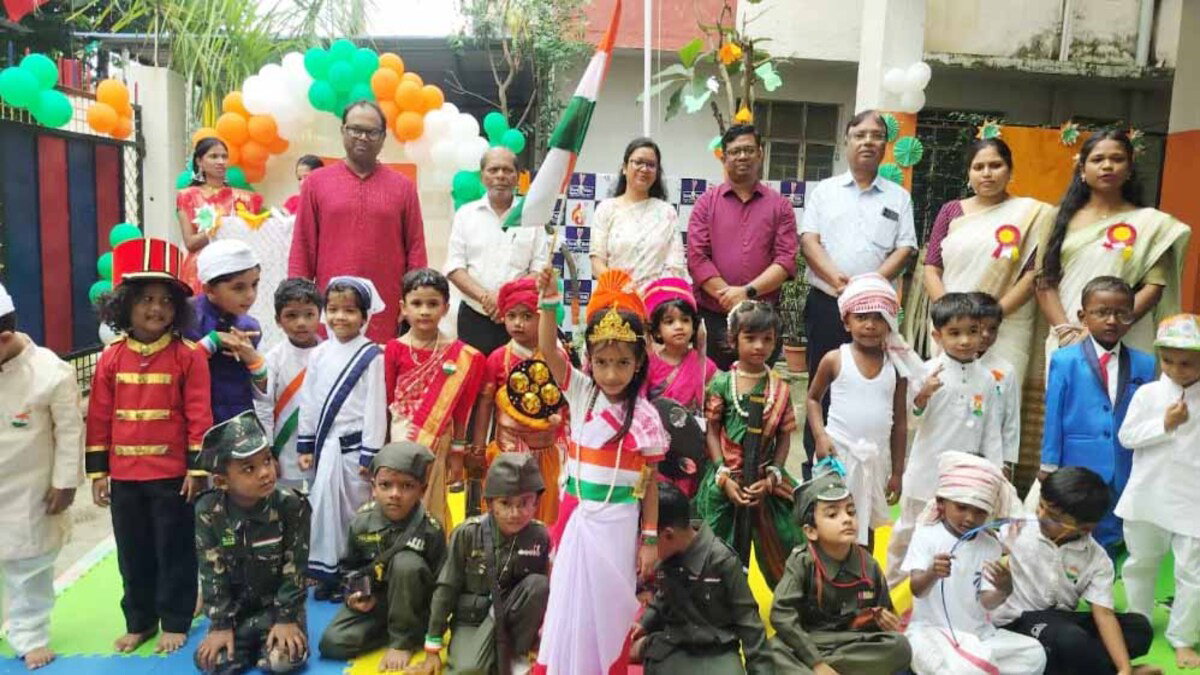 Ranchi News : यूरोकिड्स ग्लोबल स्कूल में देशभक्ति के रंग में रंगा 80वां स्वतंत्रता दिवस समारोह
