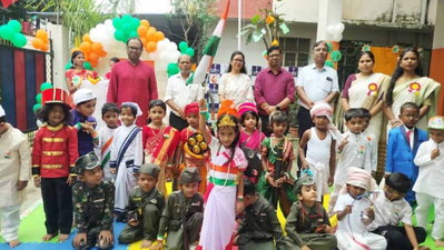 Ranchi News : यूरोकिड्स ग्लोबल स्कूल में देशभक्ति के रंग में रंगा 80वां स्वतंत्रता दिवस समारोह