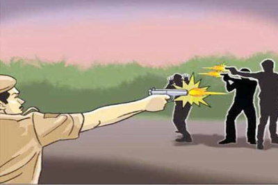 मोतिहारी : पुलिस के साथ मुठभेड़ में 2 अपराधी ढेर, STF का 1 जवान शहीद