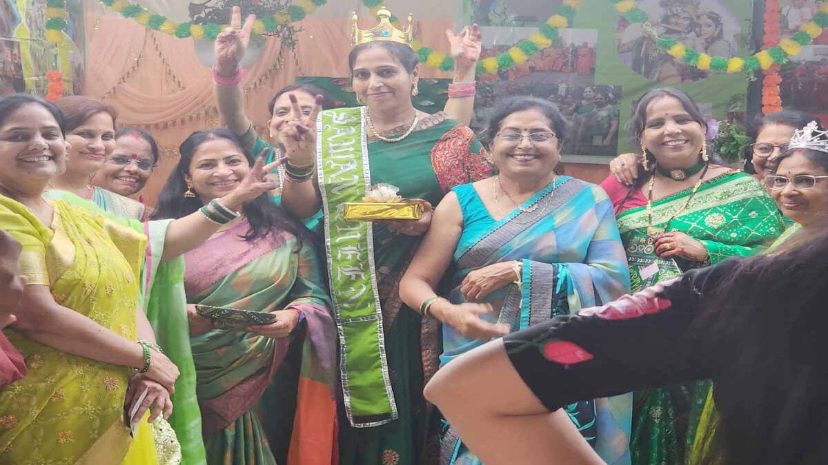 Ranchi : संगिनी ग्रुप के सावन मिलन समारोह में निशा सिन्हा बनी चैंपियन