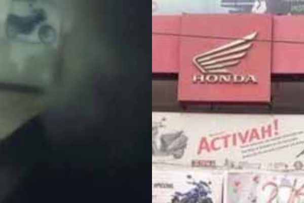 रांची के काठीटांड़ में होंडा शोरूम में लगी आग, फायर ब्रिगेड मौके पर