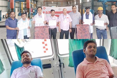 रांची में रक्तदान शिविर, थैलेसीमिया पीड़ित बच्चों के लिए 36 यूनिट रक्त संग्रह