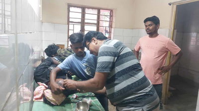 जामताड़ा : सड़क हादसे में युवक गंभीर रूप से घायल, हायर सेंटर रेफर