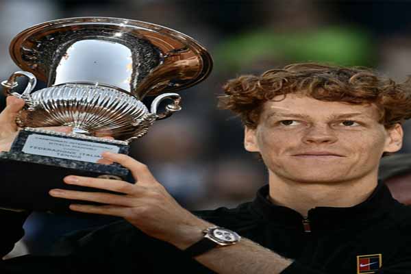 Tennis: जैनिक सिनर ने इटालियन ओपन के खिताब पर किया कब्जा, फाइनल में कैस्पर रुड को हराया