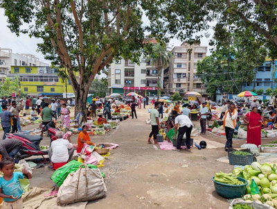 Ranchi : मोरहाबादी बाजार से हटाए गए वेंडरों को टैगोर हिल के पास मिला नया वेंडिंग