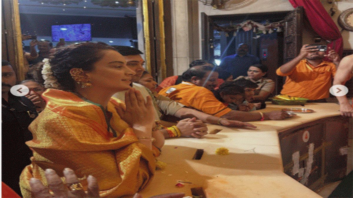 Entertainment News :सिद्धिविनायक-मुंबा देवी के दरबार पहुंची कंगना रनौत,शेयर की तस्वीरें