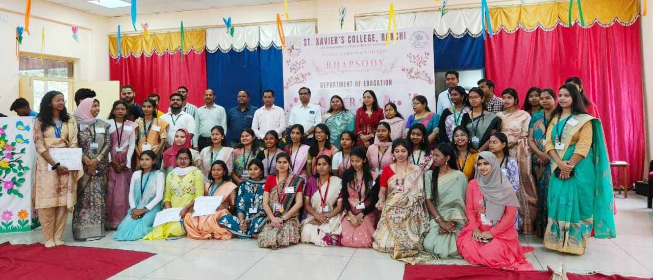 सेंट जेवियर्स कॉलेज में रैप्सोडी–मेराकी द म्यूज ऑफ स्प्रिंग कार्यक्रम का भव्य आयोजन