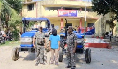Ranchi News : ट्रैक्टर चोरी मामले में 1 गिरफ्तार, दो सोनालिका ट्रैक्टर बरामद