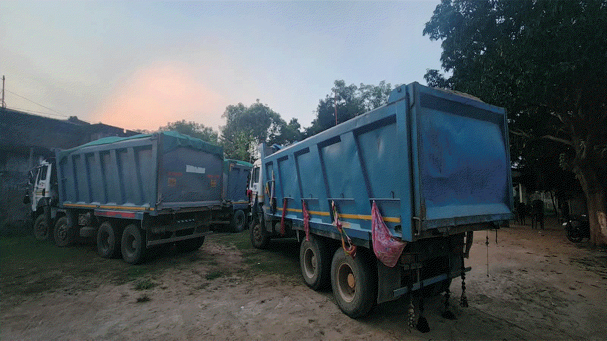 Illegal sand mining