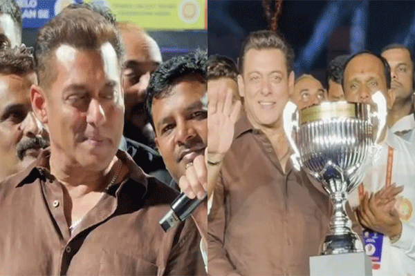 टाइट सिक्योरिटी के बीच टेनिस टूर्नामेंट में पहुंचे सलमान खान,वीडियो वायरल