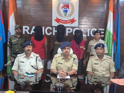 Ranchi News : मांडर में सुतली बम से हमला करने के आरोप में 3 गिरफ्तार