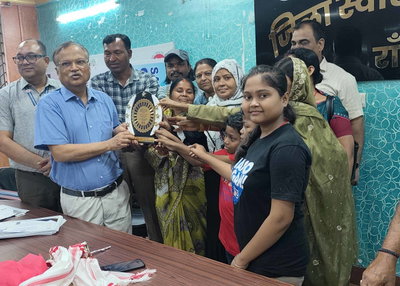 Ranchi : थैलेसीमिया व हीमोफीलिया मरीजों ने डॉक्टर्स डे पर डॉक्टरों का किया सम्मान