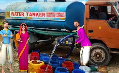 Ranchi News : यमुना नगर, मधुकम, विद्यानगर व हिंदपीढ़ी में तीन टैंकरों से लोगों की बुझ रही प्यास