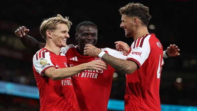 English Premier League : आर्सेनल फुटबॉल टीम ने कोवेंट्री सिटी को 3-0 से हराया