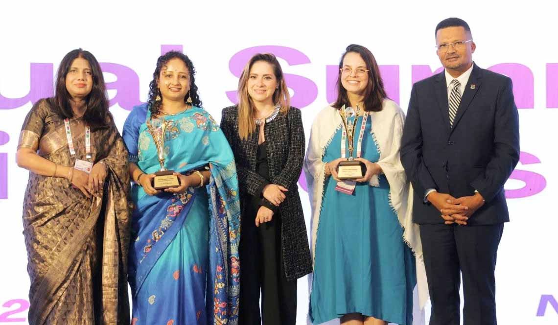 कल्पना सोरेन को महिला सशक्तिकरण में योगदान के लिए ब्रिक्स CCI वीई ट्रेलब्लेजर अवार्ड